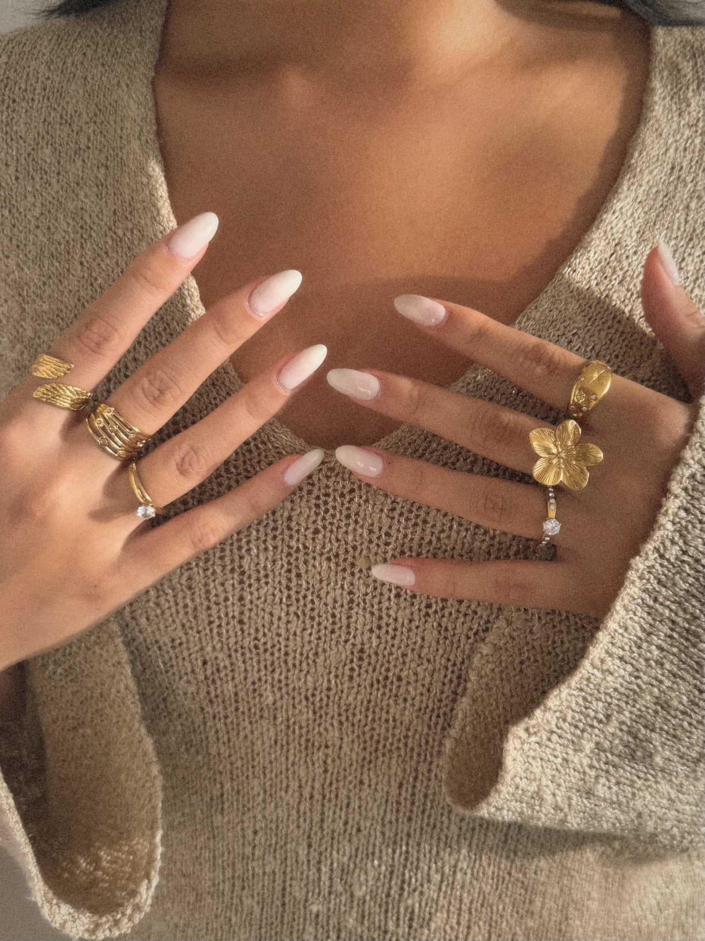 Bague Flora | Acier Inoxydable