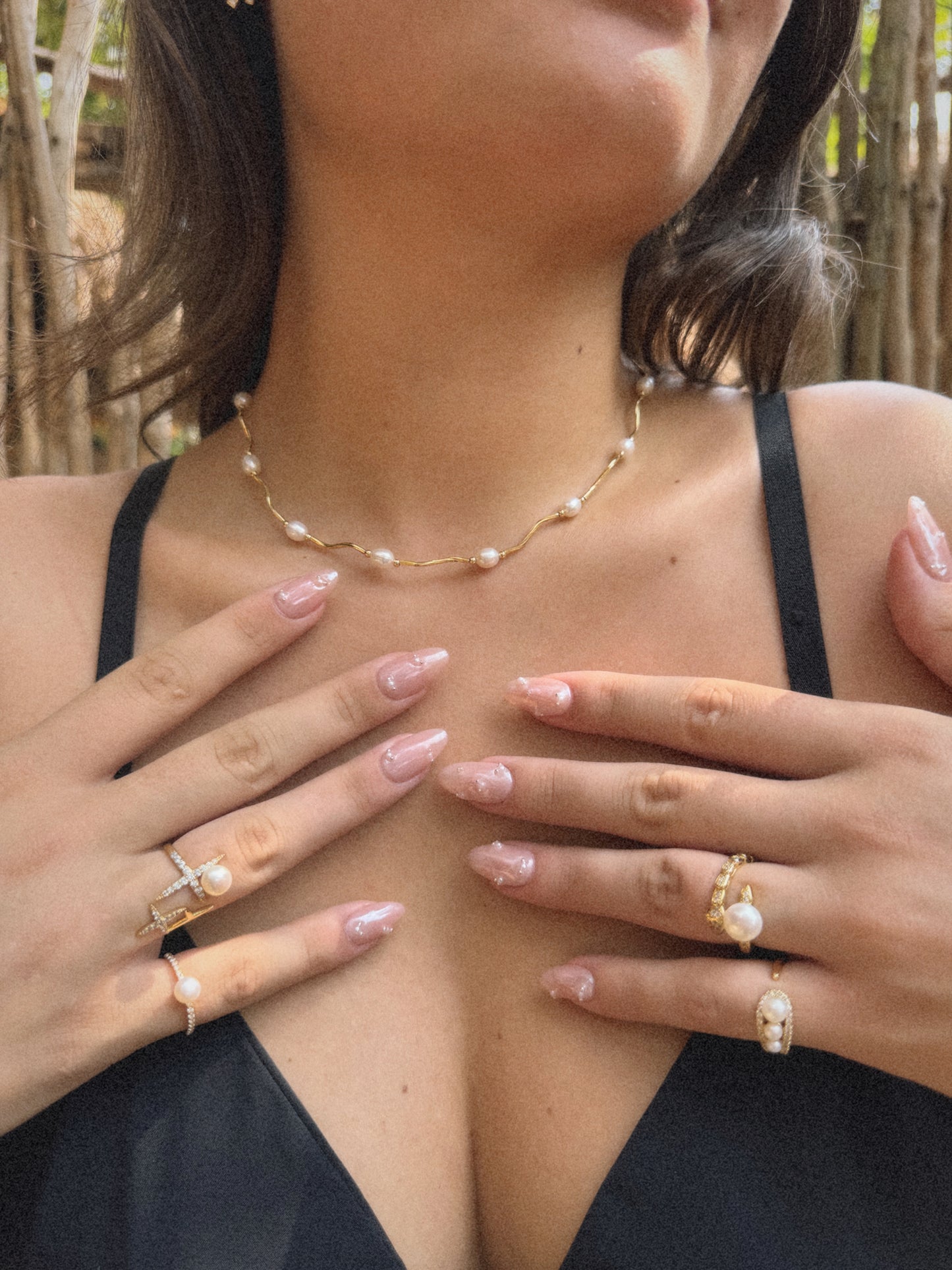 Collier Valentine | Perles & Plaqué Or 18K