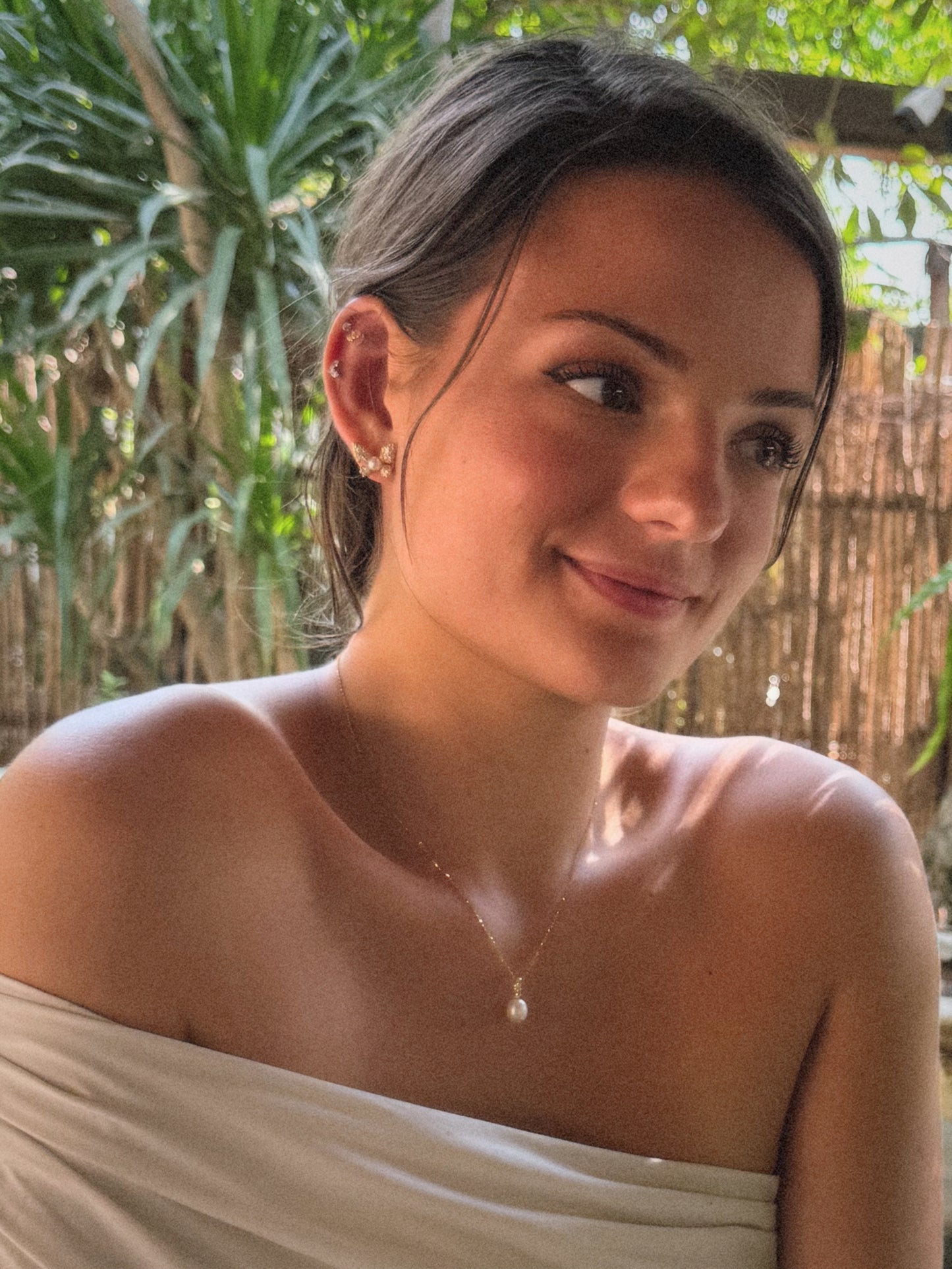 Boucle d'oreille Fly | Argent 925 & Plaqué Or 18K