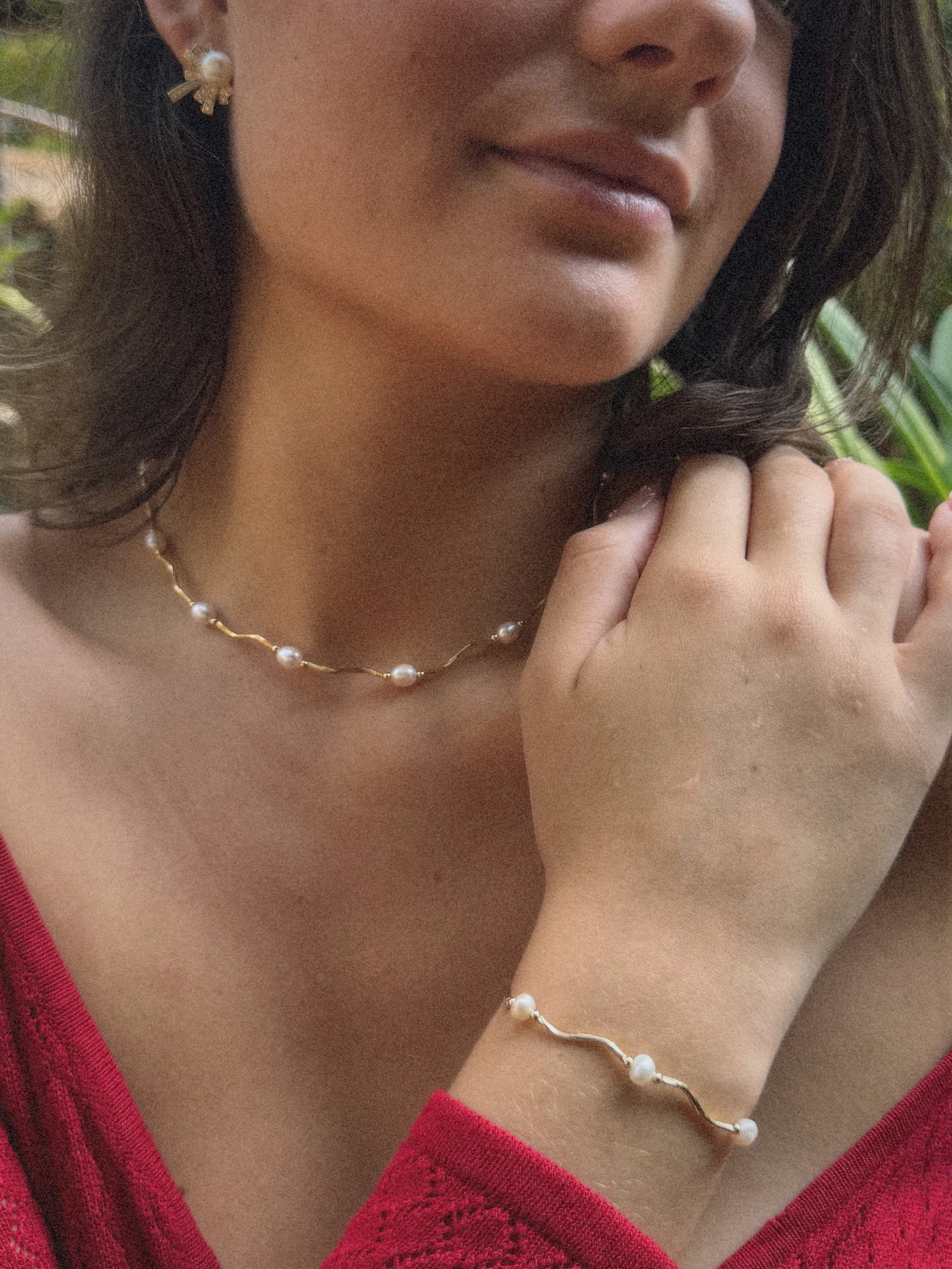 Bracelet Valentine | Perles & Plaqué Or 18K
