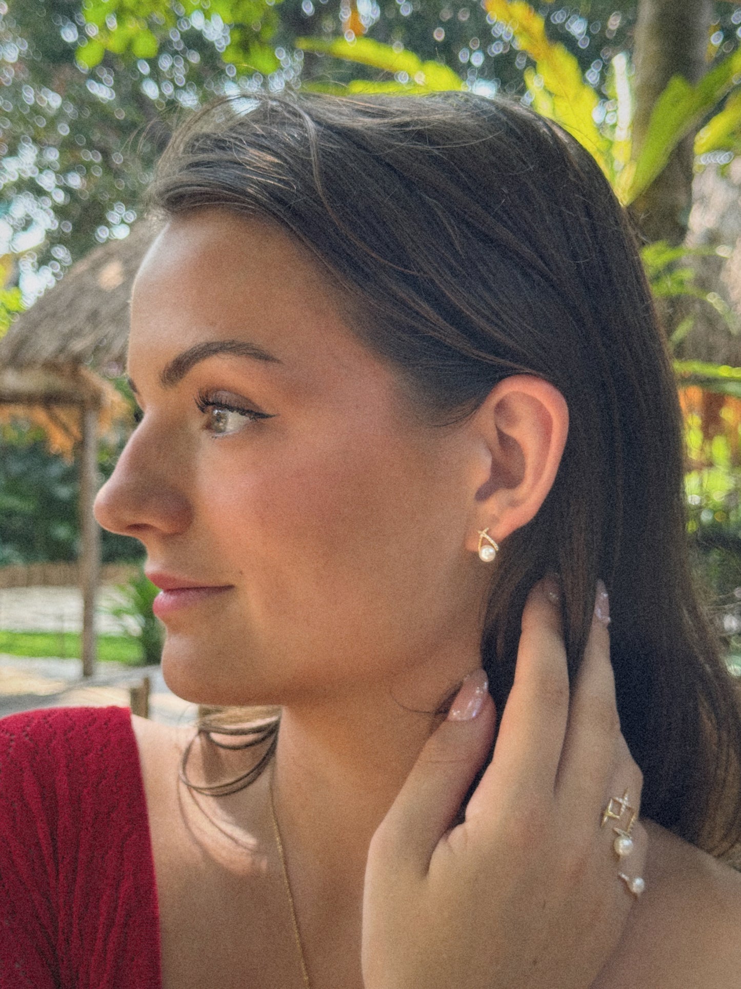 Boucle d'oreille Gala | Argent 925 & Plaqué Or 18K