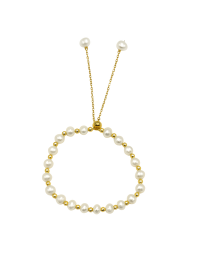 Bracelet Léa | Perles & Plaqué Or 18K