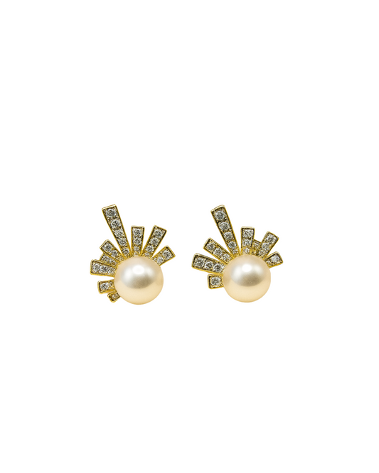 Boucle d’oreille Star | Argent 925 & Plaqué Or 18K