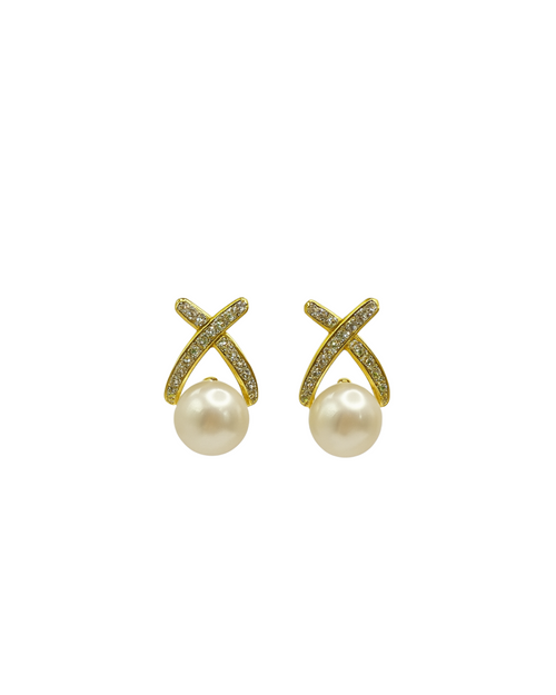 Boucle d'oreille Gala | Argent 925 & Plaqué Or 18K