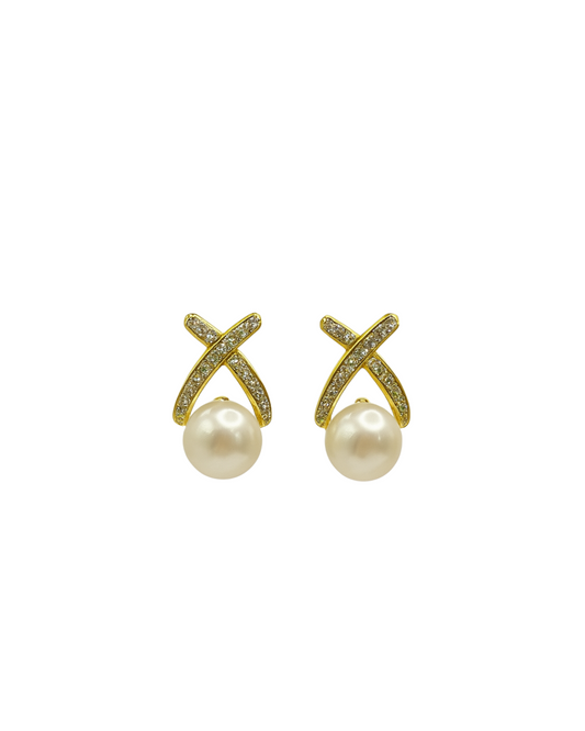Boucle d'oreille Gala | Argent 925 & Plaqué Or 18K