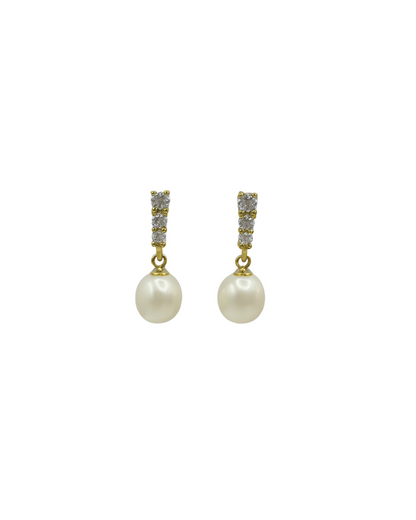 Boucle d'oreille Nébula | Argent 925 & Plaqué Or 18K