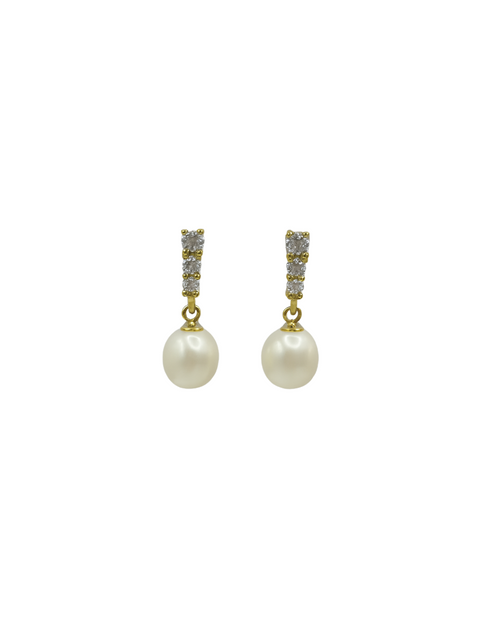 Boucle d'oreille Nébula | Argent 925 & Plaqué Or 18K
