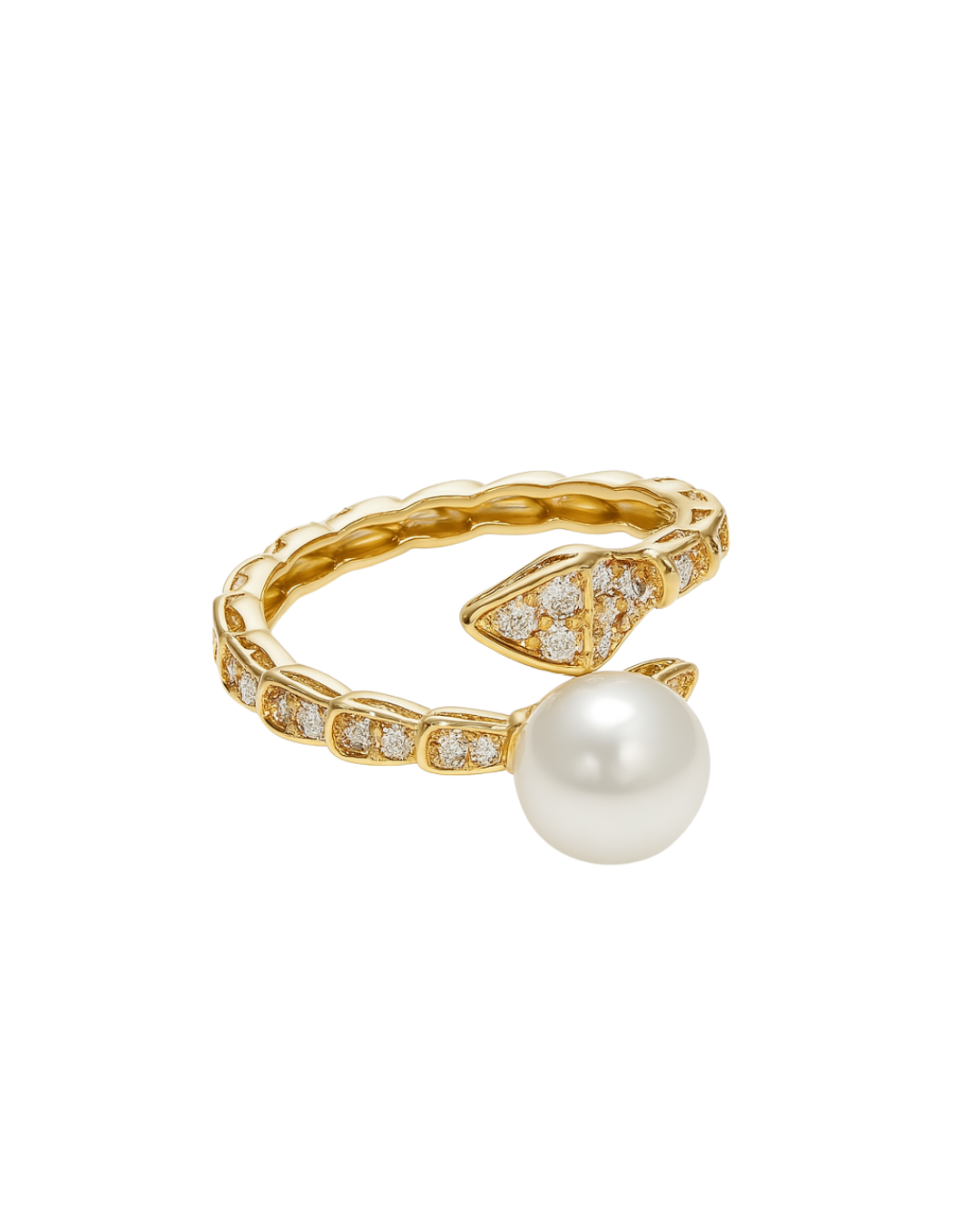 Bague Bella | Perle & Plaqué Or 18K