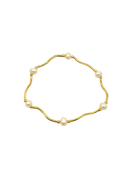 Bracelet Valentine | Perles & Plaqué Or 18K