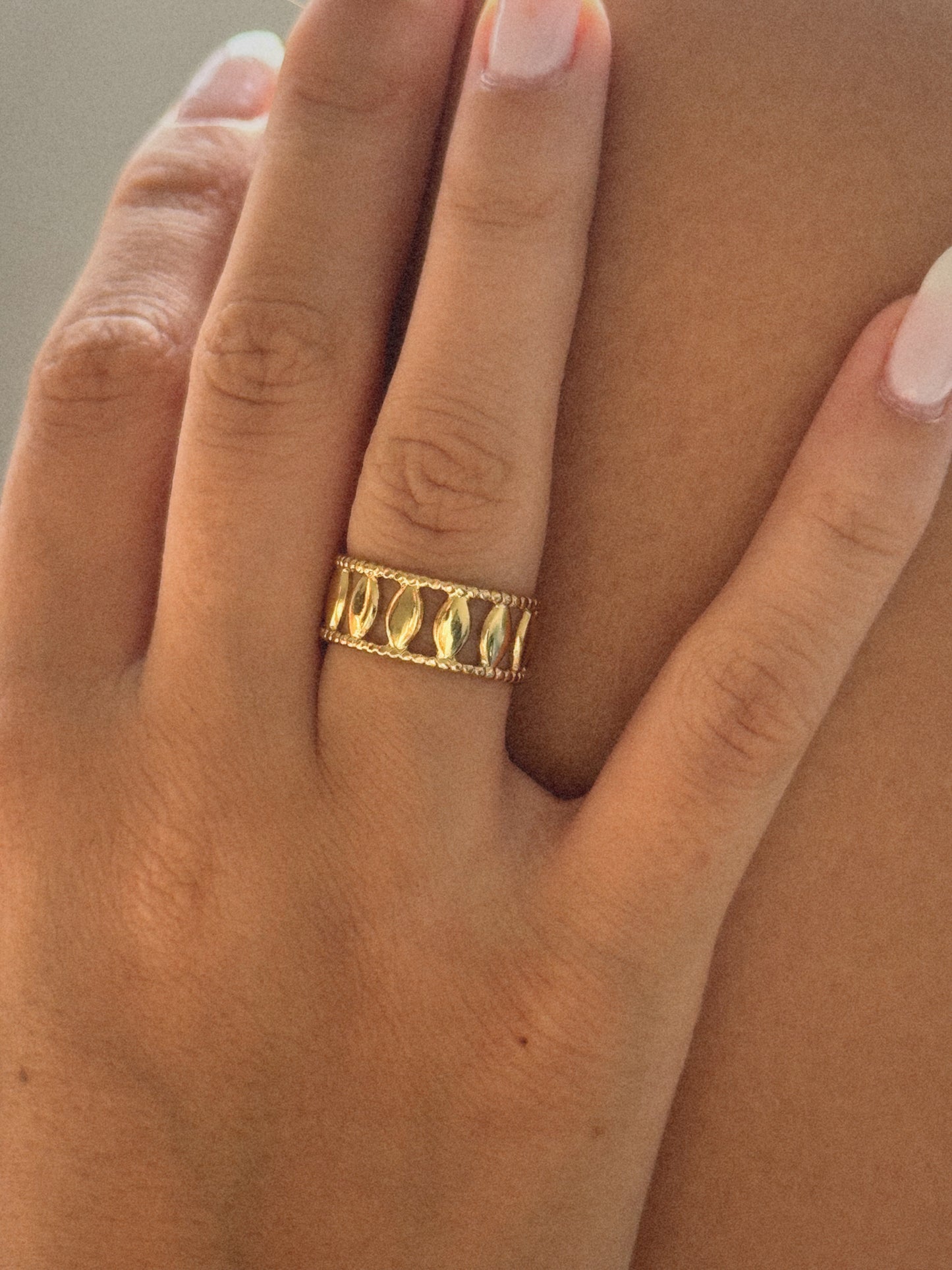Bague Lys | Acier Inoxydable