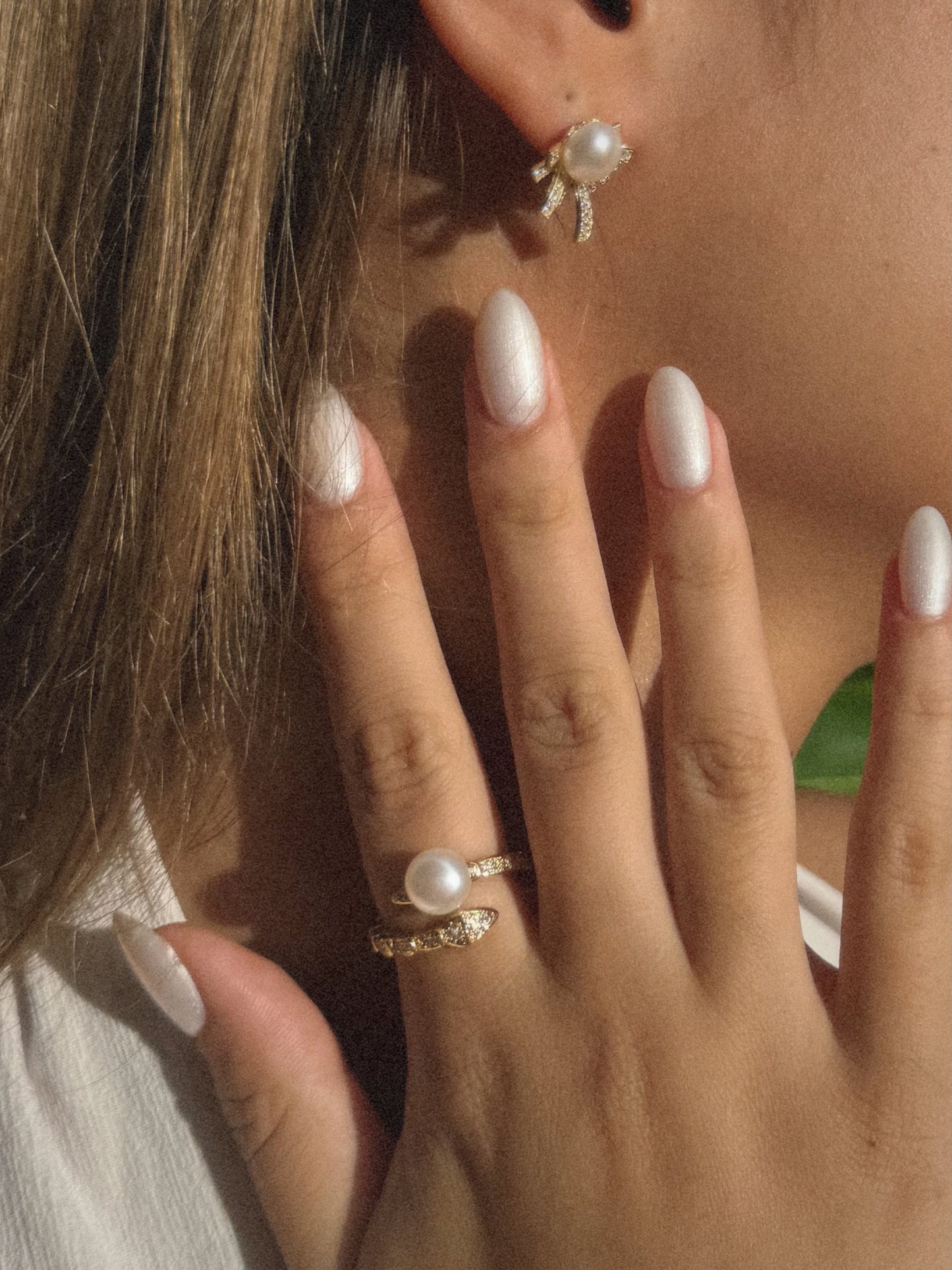 Bague Bella | Perle & Plaqué Or 18K