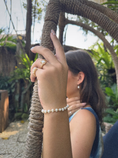 Bracelet Léa | Perles & Plaqué Or 18K