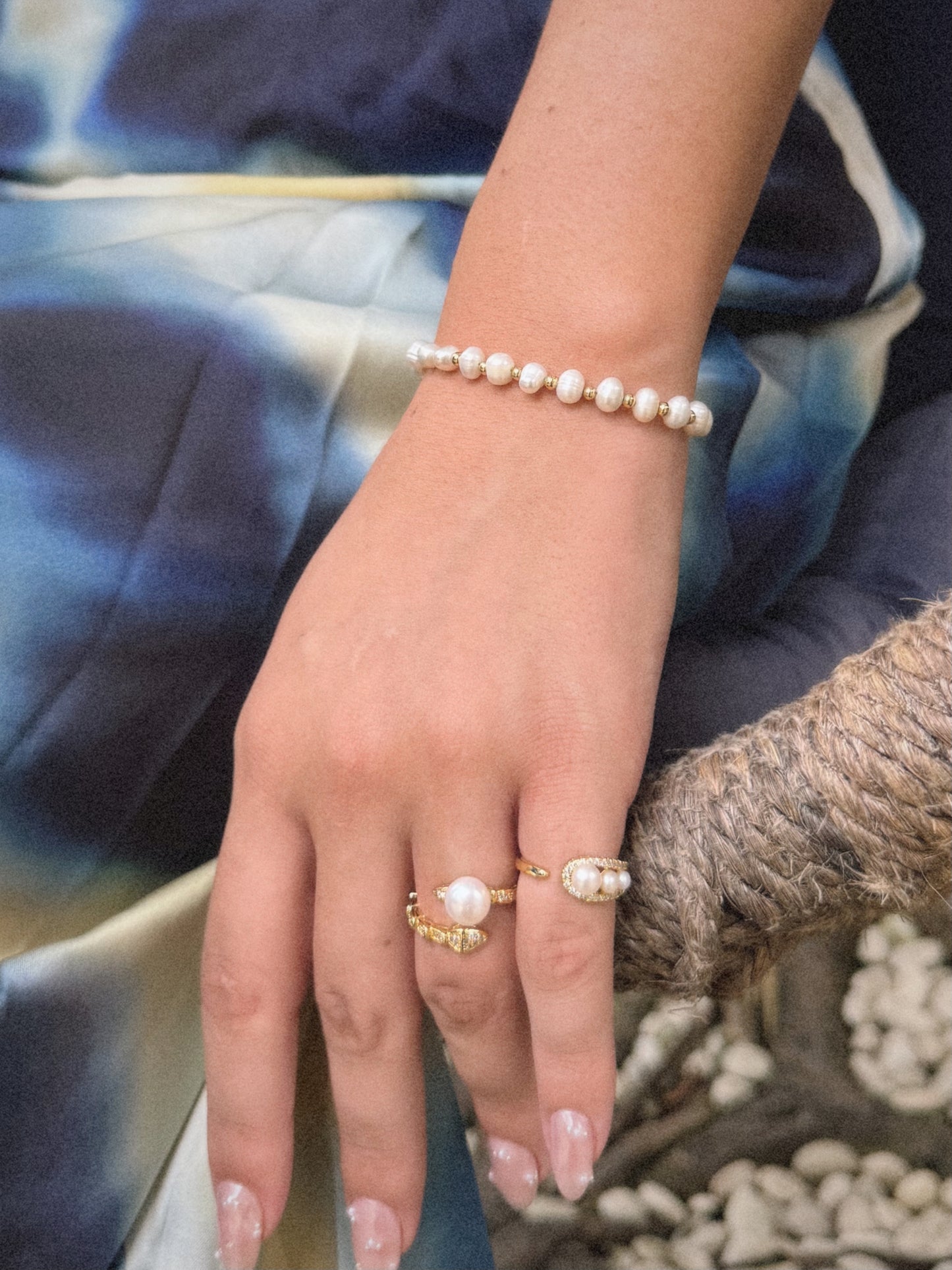Bracelet Léa | Perles & Plaqué Or 18K