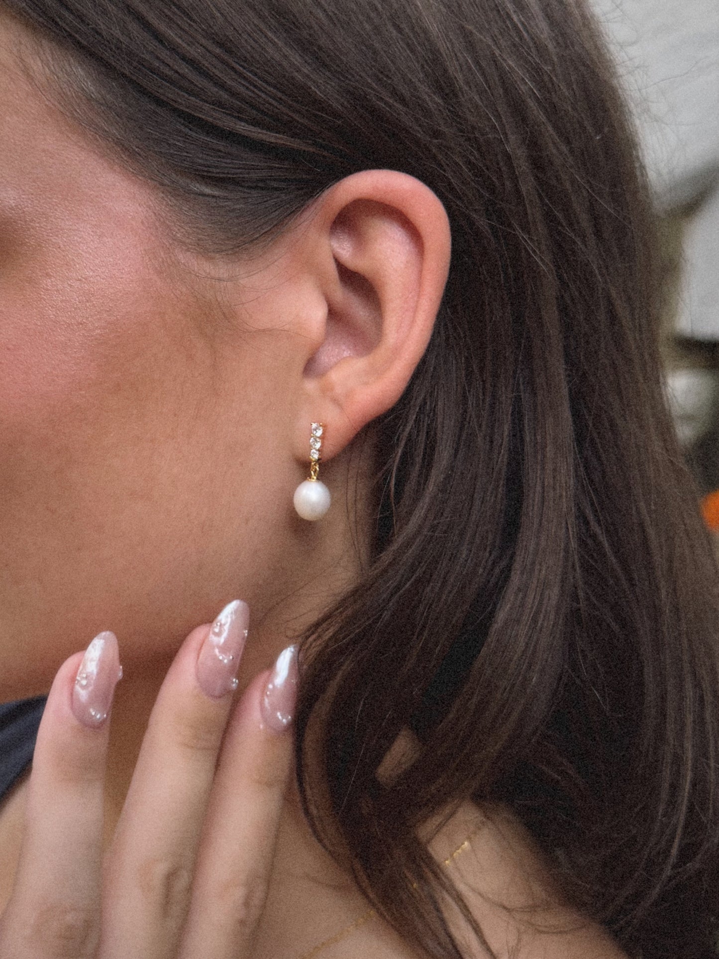 Boucle d'oreille Nébula | Argent 925 & Plaqué Or 18K