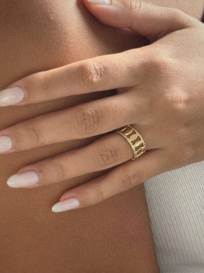 Bague Lys | Acier Inoxydable