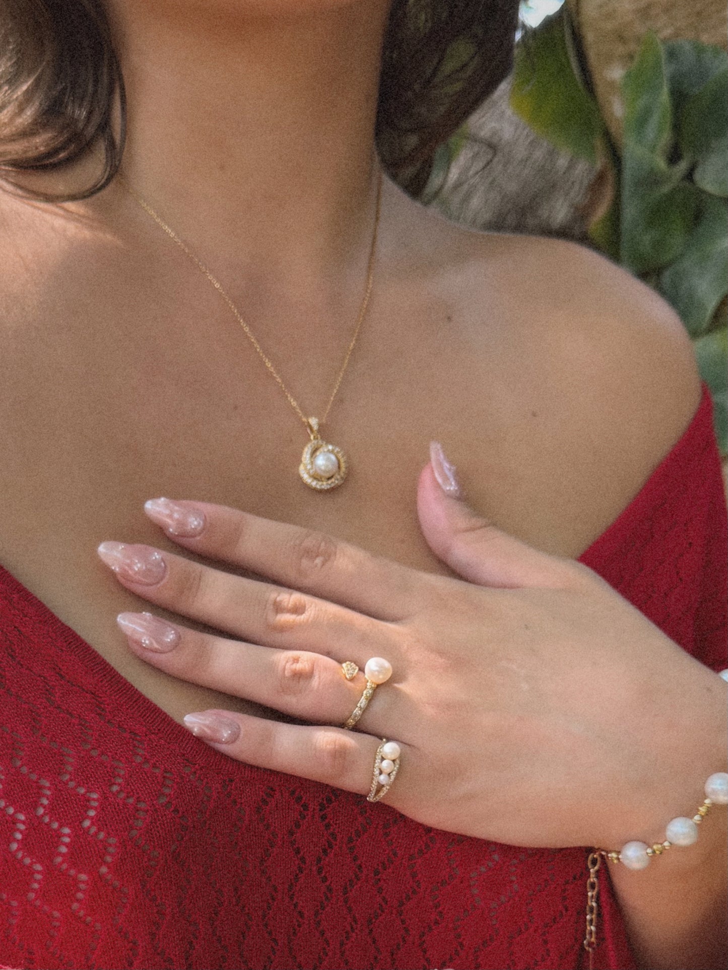 Bague Vanessa | Perles & Plaqué Or 18K