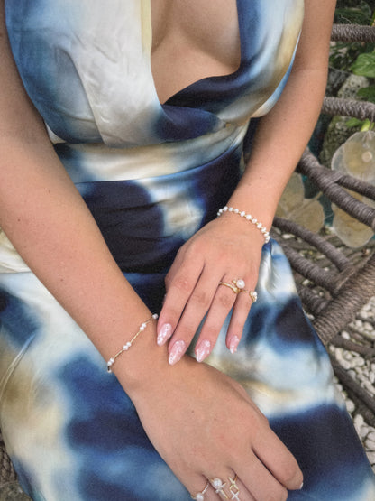Bracelet Amande | Perles & Plaqué Or 18K