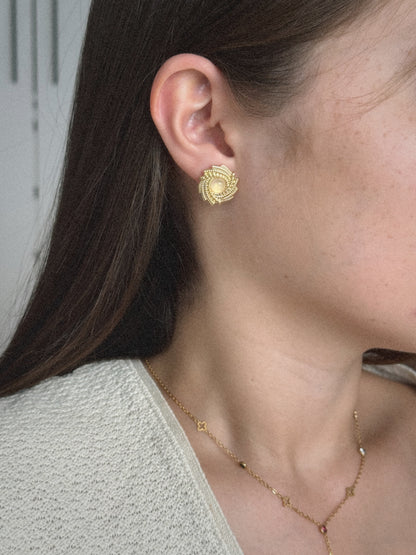 Boucle d'oreille Carla | Acier Inoxydable